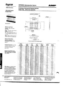 tyco-electronics-025-064-square-straight-posts-ampmodu-interconnection-system-breakaway-unshrouded-stacking-headers-single-row-100-254-centerline.pdf