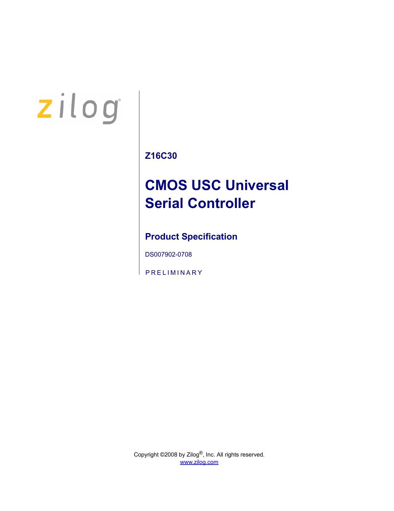 zilog-216c30-cmos-usc-universal-serial-controller-product-specification.pdf