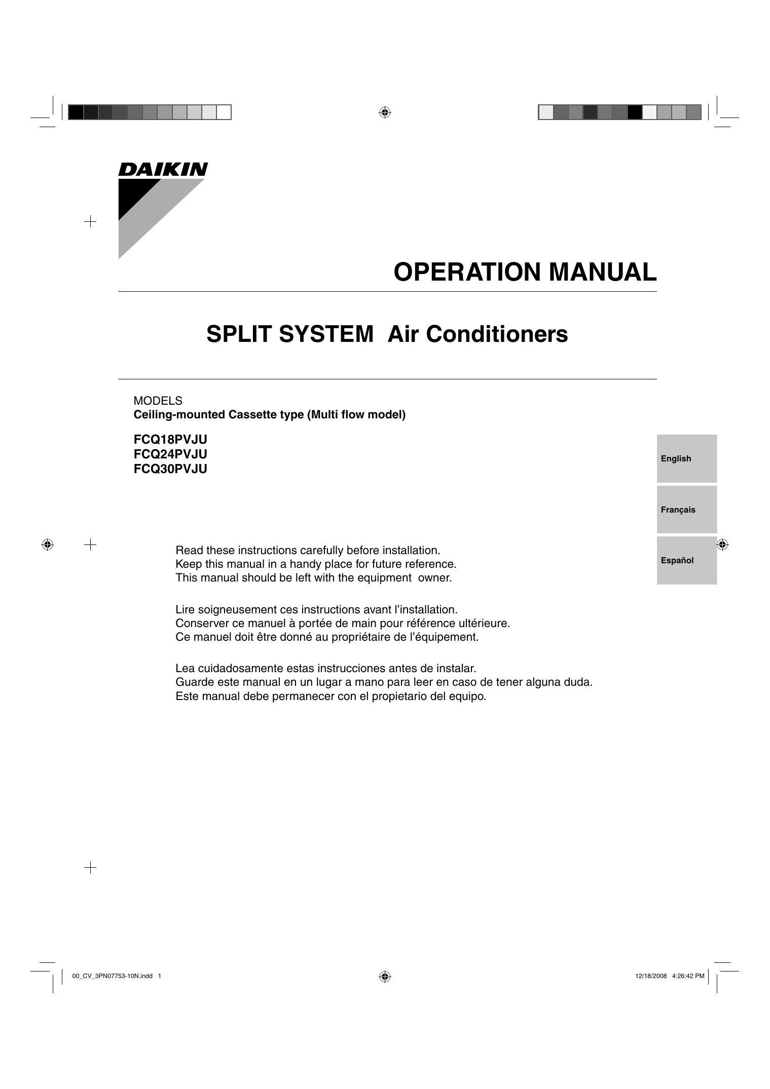 operation-manual-split-system-air-conditioners-models-ceiling-mounted-cassette-type-multi-flow-model-fcq18pvju-fcq24pvju-fcq3opvju.pdf