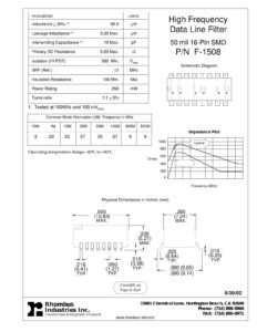 high-frequency-data-line-filter-50-mil-16-pin-smd-pin-f-1508.pdf