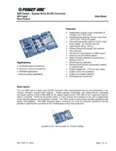 power-one-q2d-series---quarter-brick-dcidc-converter-48v-input-dual-output-data-sheet.pdf