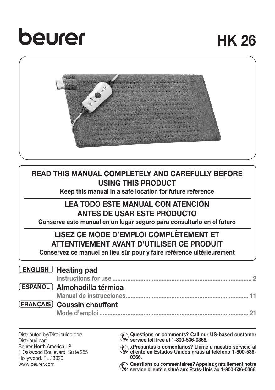 beurer-hk-26-heating-pad-instructions-for-use.pdf