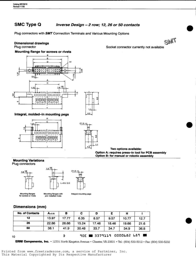 catalog-mcsm16-revised-1195-smc-type-inverse-design---2-row-12-26-or-50-contacts-plug-connectors-with-smt-connection-terminals-and-various-mounting-options.pdf