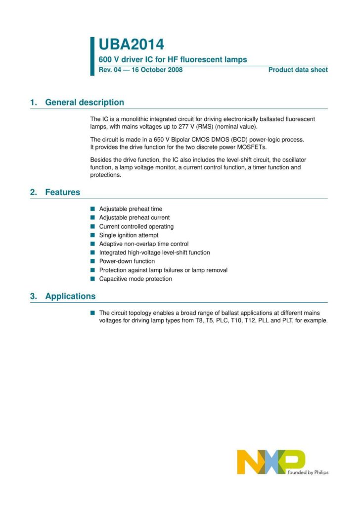 uba2014-600-v-driver-ic-for-hf-fluorescent-lamps.pdf