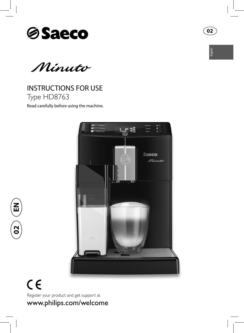 saeco-minuto-one-touch-cappuccino-full-automatic-coffee-machine-user-manual-hd8763.pdf