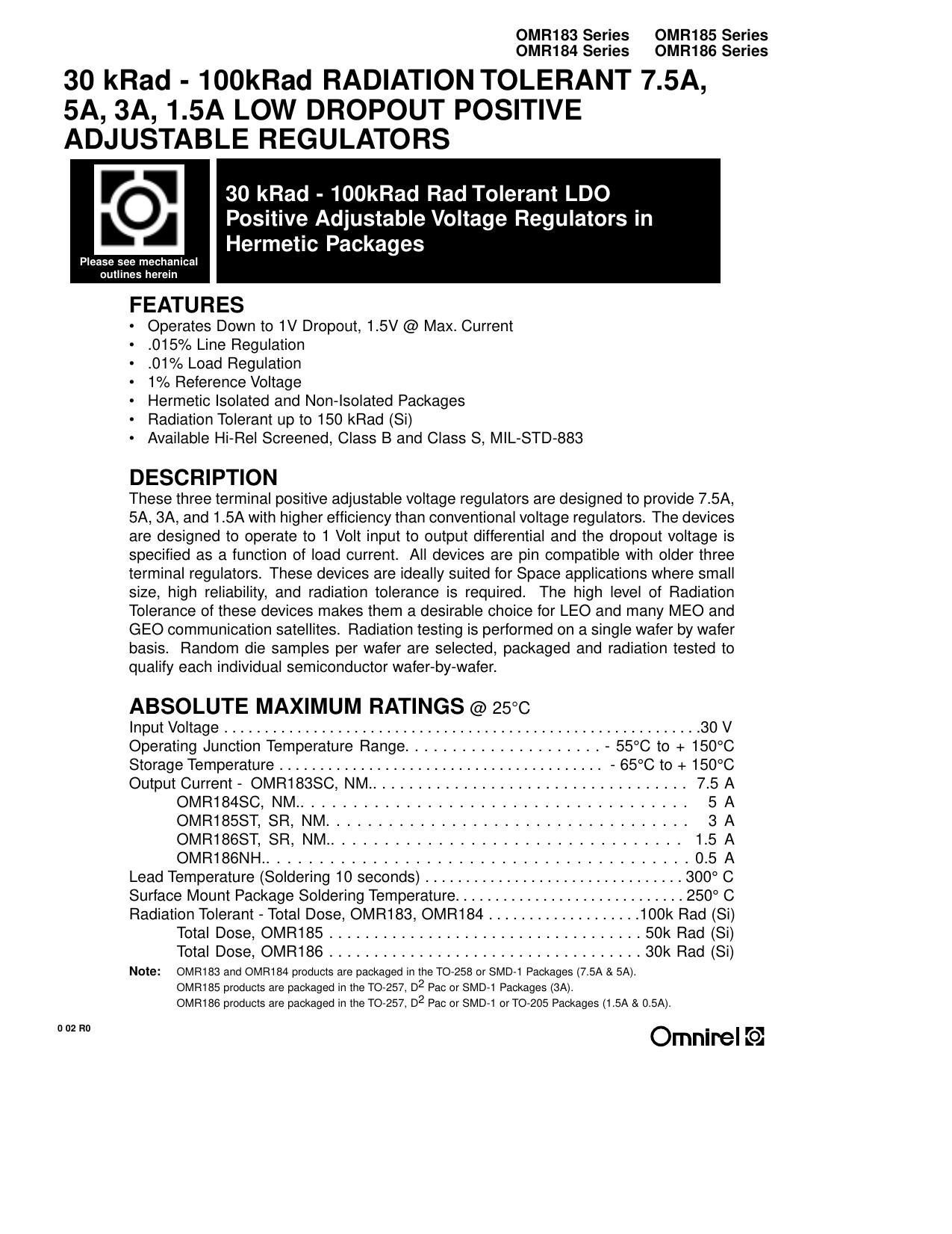 omr183-series-omr184-series-omr185-series-omr186-series-30-krad-10okrad-radiation-tolerant-75a-5a-3a-15a-low-dropout-positive-adjustable-regulators.pdf