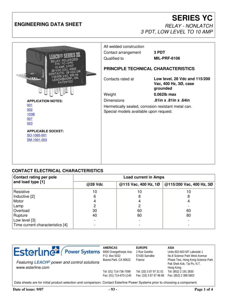 series-yc-relay---nonlatch-3-pdt-low-level-to-10-amp.pdf