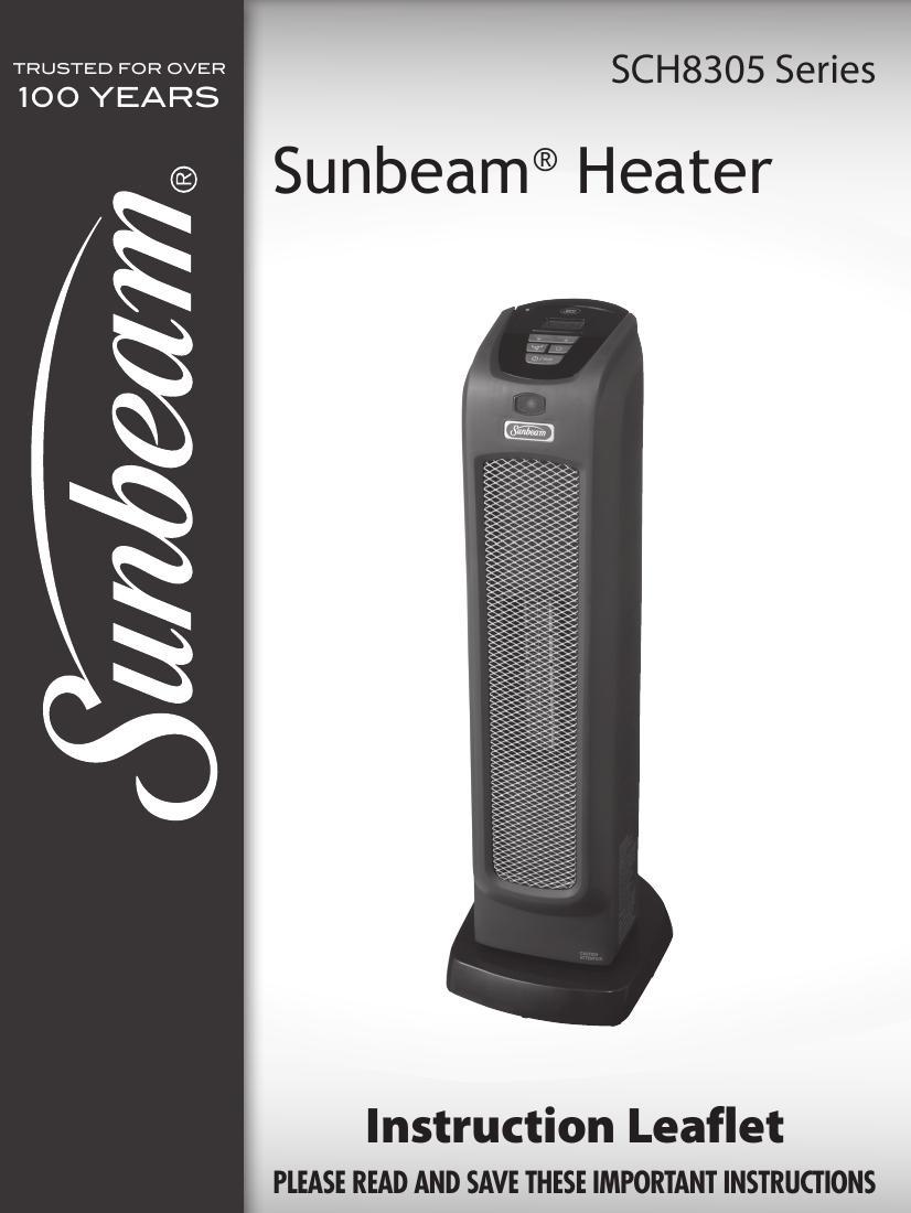 sunbeam-heater-sch8305-series-instruction-leaflet.pdf