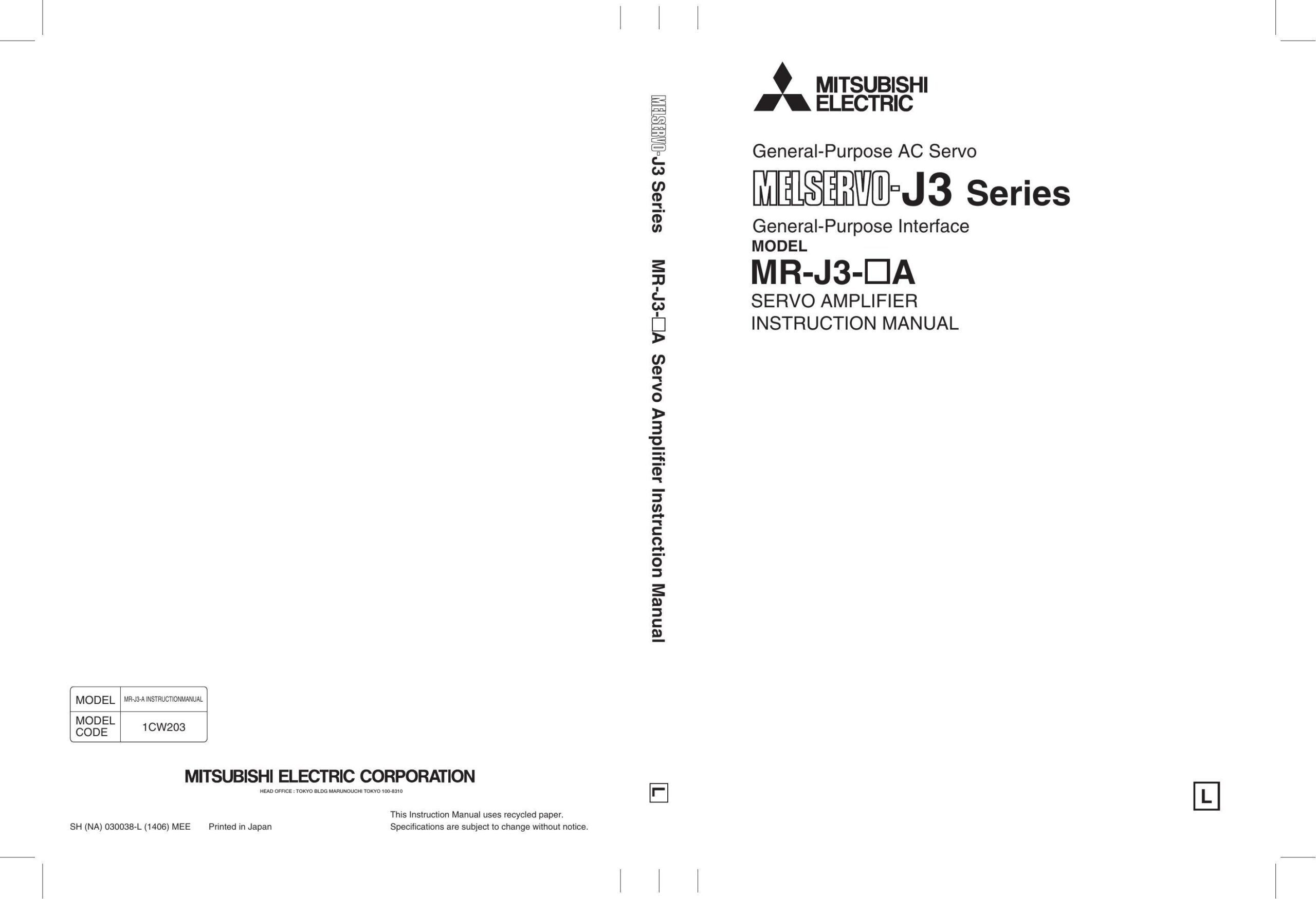 model-mr-u3-da-1-servo-amplifier-instruction-manual.pdf