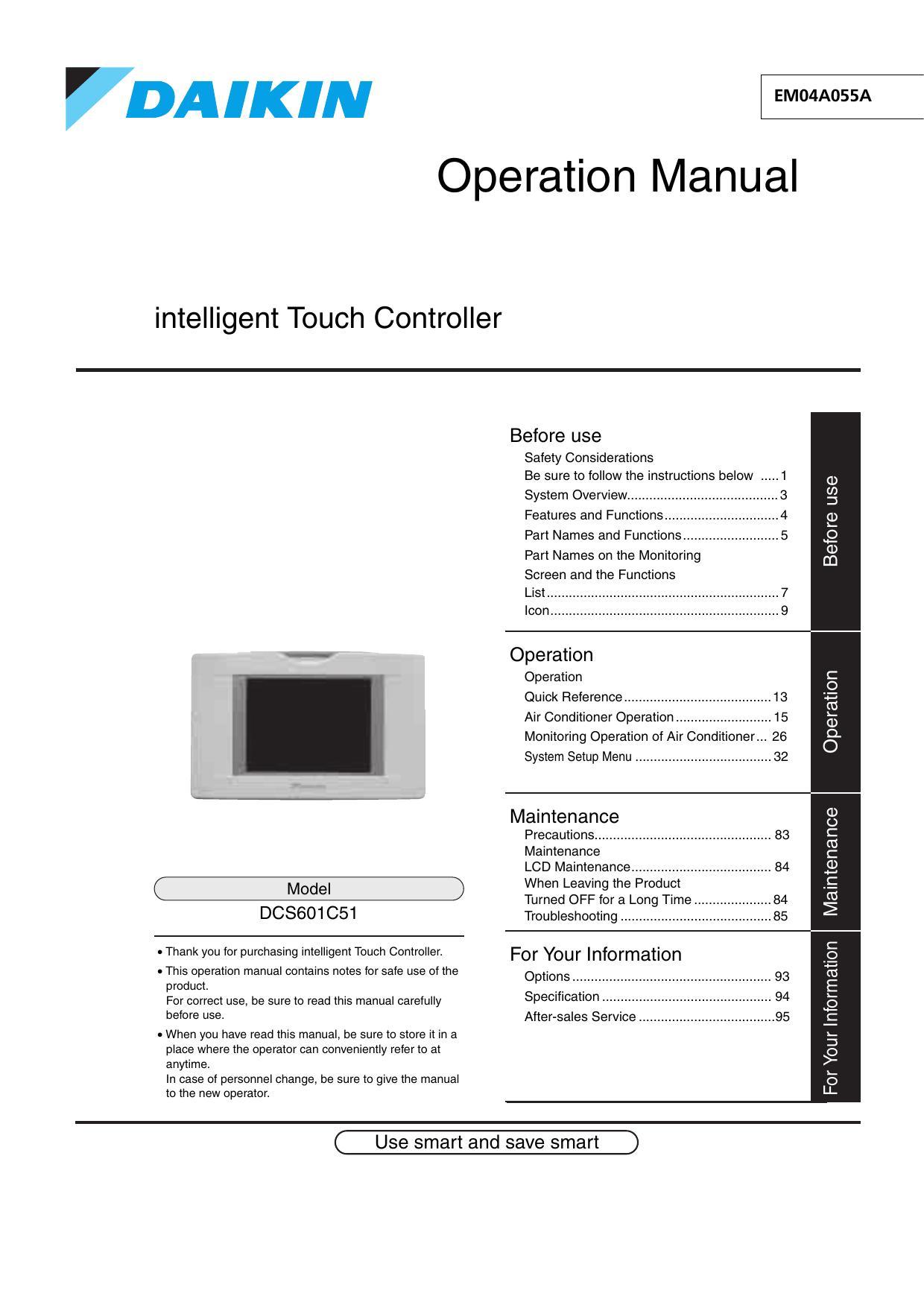 daikin-operation-manual-intelligent-touch-controller-model-dcs6o1c51.pdf