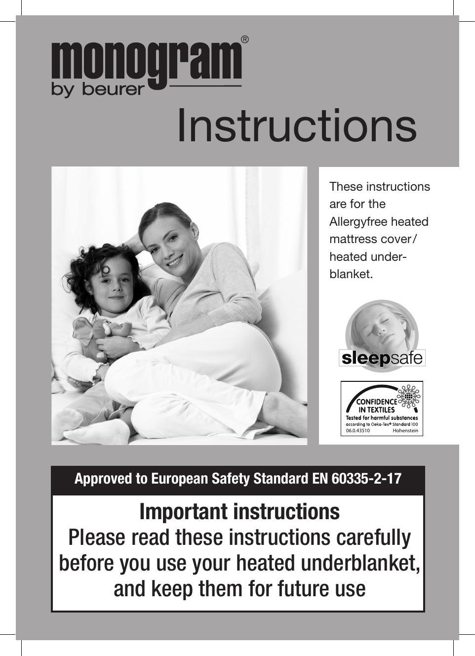 monognam-by-beurer-instructions-for-the-allergyfree-heated-mattress-cover-heated-under-blanket-sleepsafe.pdf