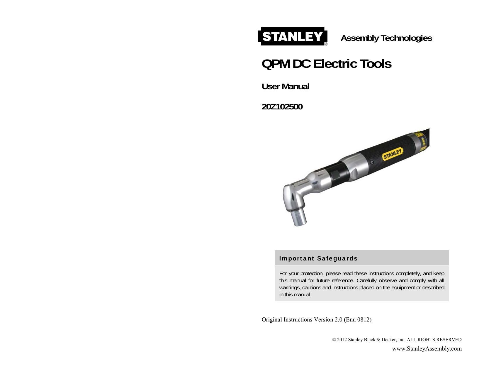 stanley-assembly-technologies-qpmdc-electric-tools-user-manual.pdf