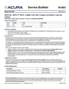 2012-2017-acura-rl-and-rlx-service-bulletin-judder-from-the-torque-converter-lock-up-clutch.pdf
