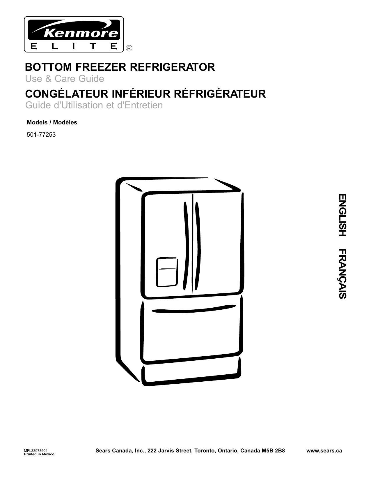 kenmore-e-l-1-t-e-bottom-freezer-refrigerator-use-care-guide.pdf