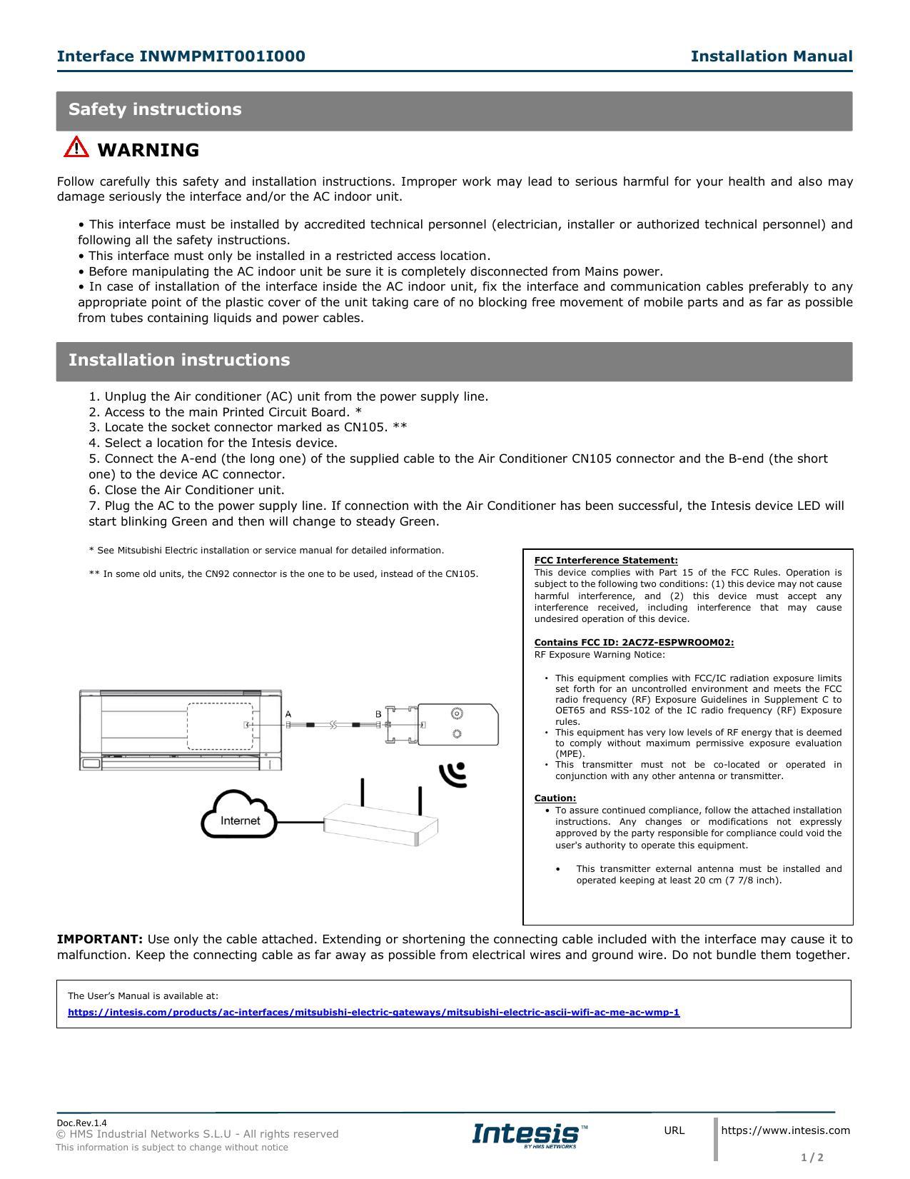 installation-manual-for-mitsubishi-electric-ascii-wifi-ac-interface.pdf