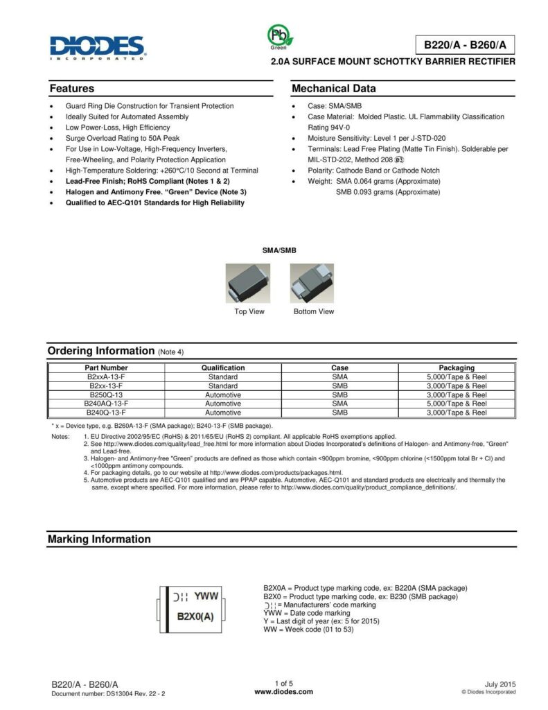 dodes-b220a-b260a-20a-surface-mount-schottky-barrier-rectifier.pdf