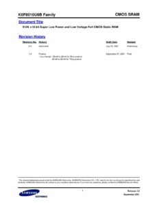 kgf8o16u6b-family-cmos-sram-512k-x-16-bit-super-low-power-and-low-voltage-full-cmos-static-ram.pdf