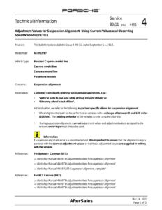 porsche-service-technical-information-4-8911-enu-4495-adjustment-values-for-suspension-alignment-using-current-values-and-observing-specifications-as-of-1997.pdf