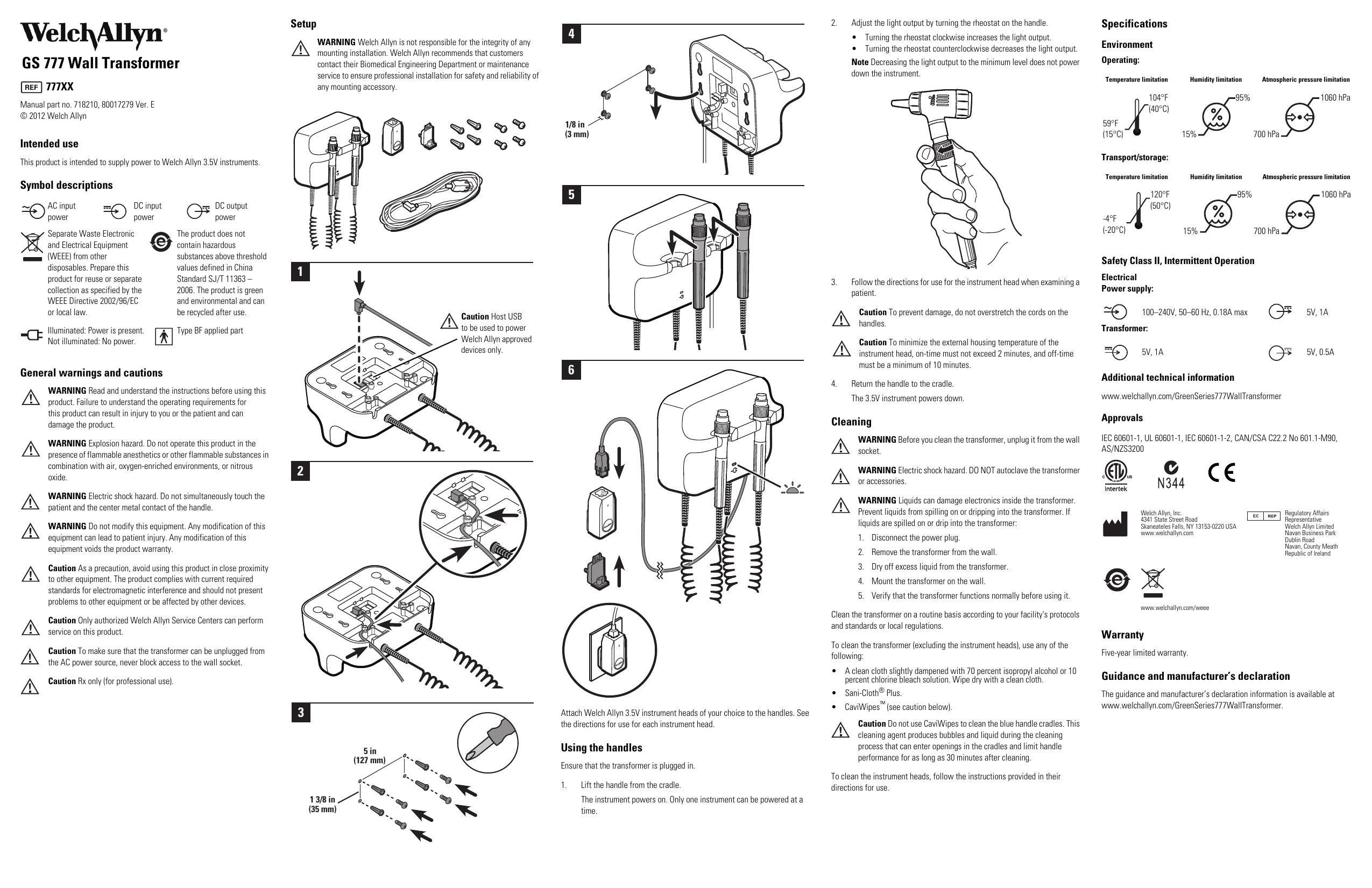 welch-allyn-gs-777-wall-transformer-ref-777xx-manual.pdf