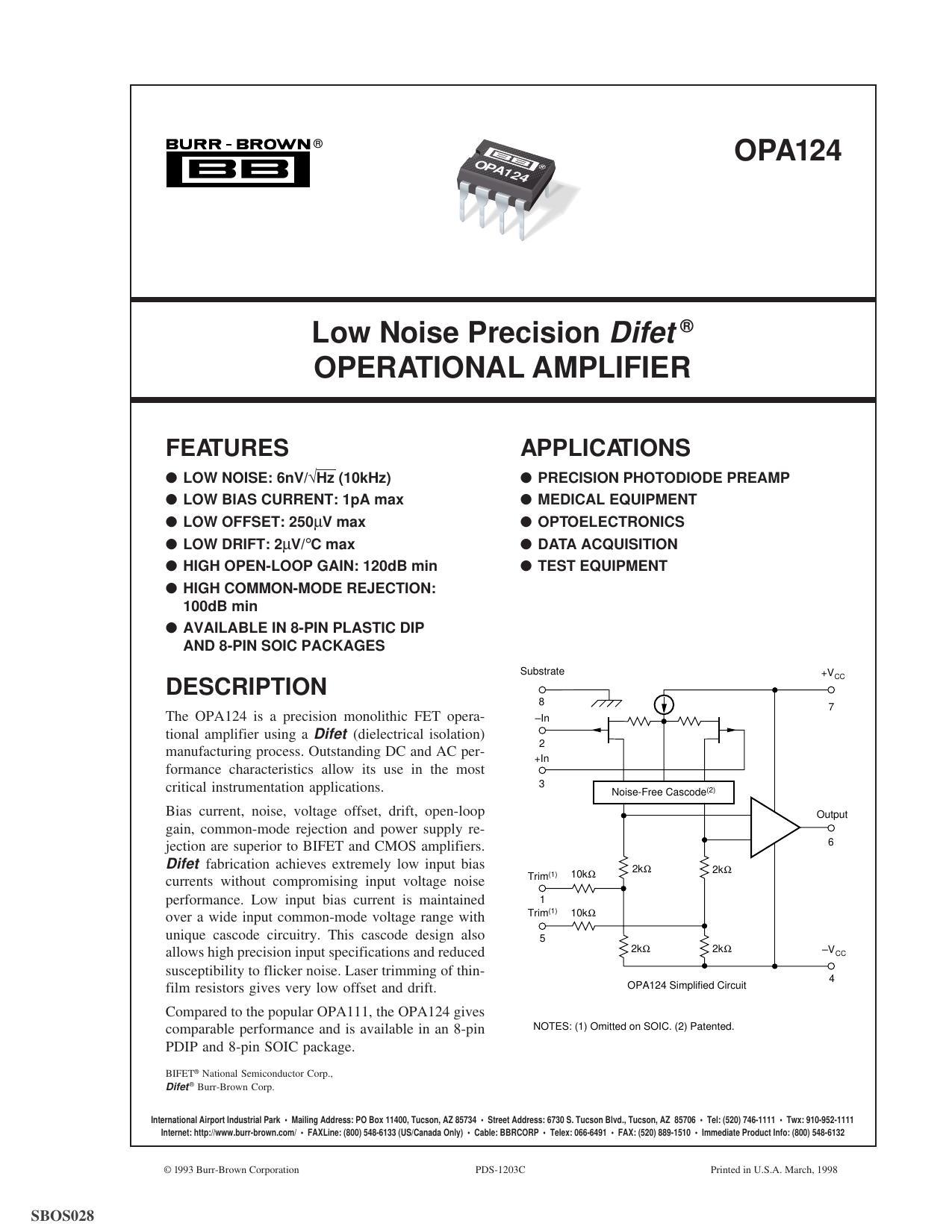 opa124-low-noise-precision-difet-operational-amplifier.pdf