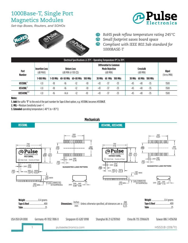 10oobase-t-single-port-magnetics-modules.pdf