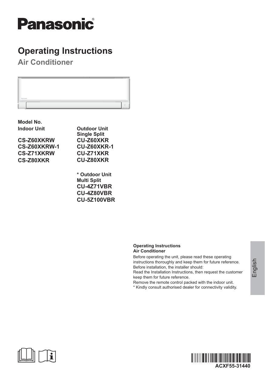 operating-instructions-air-conditioner-model-no-indoor-unit-outdoor-unit-single-split-cu-z6oxkr-cu-zgoxkr-1-cu-z71xkr-cu-z8oxkr.pdf