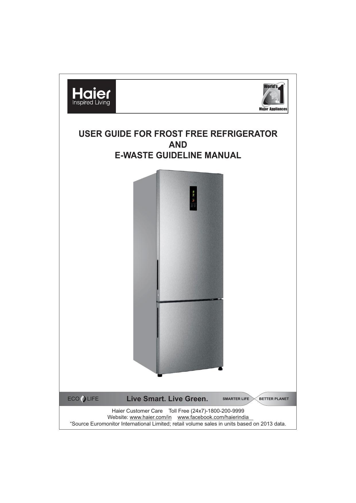 user-guide-for-frost-free-refrigerator-and-e-waste-guideline-manual.pdf