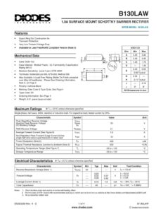 b13olaw-10a-surface-mount-schottky-barrier-rectifier-spice-model-b1bolaw.pdf