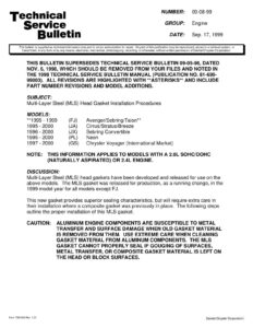 technical-service-bulletin-09-08-99-multi-layer-steel-mls-head-gasket-installation-procedures-for-1995-2000-avengersebringtalon-cirrusstratusbreeze-sebring-convertible-neon-and-chrysler-voyager.pdf