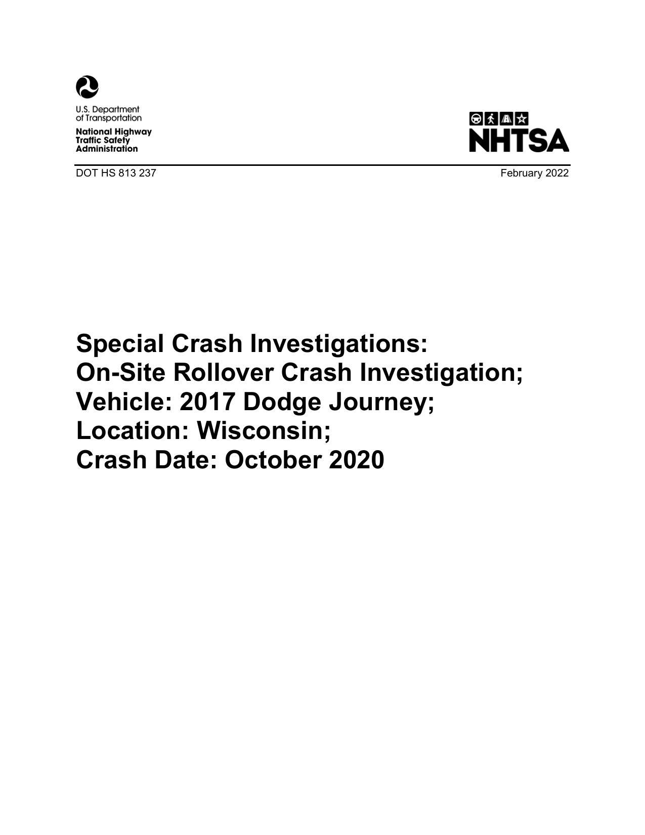 special-crash-investigations-on-site-rollover-crash-investigation-vehicle-2017-dodge-journey-location-wisconsin-crash-date-october-2020.pdf