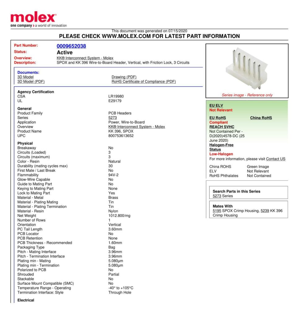 kk-interconnect-system-molex-spox-and-kk-396-wire-to-board-header.pdf