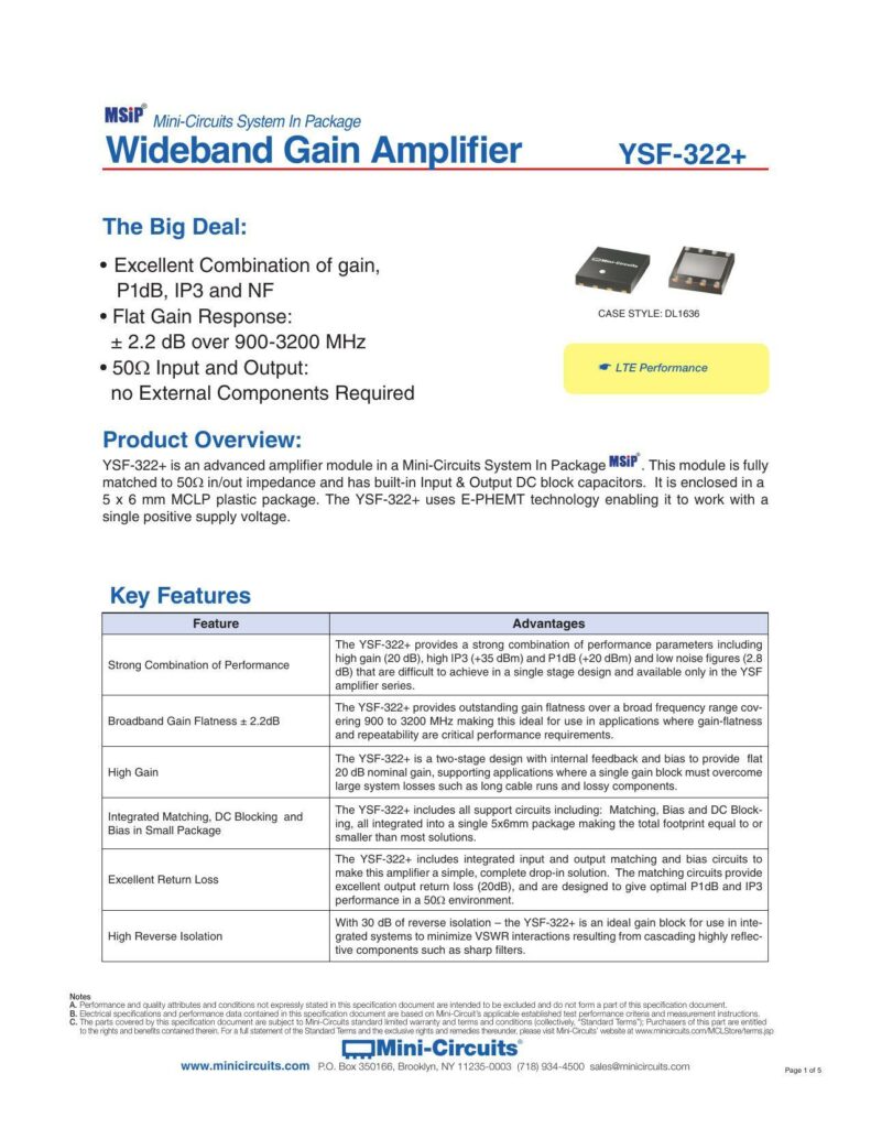 msip-mini-circuits-system-in-package-wideband-gain-amplifier-ysf-322.pdf