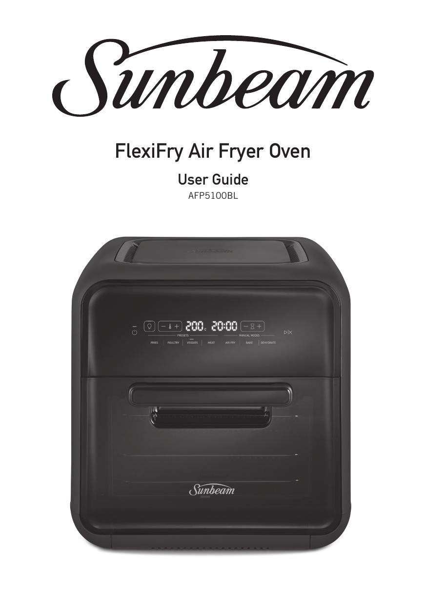 sunbeam-flexifry-air-fryer-oven-user-guide-afpsioobl.pdf