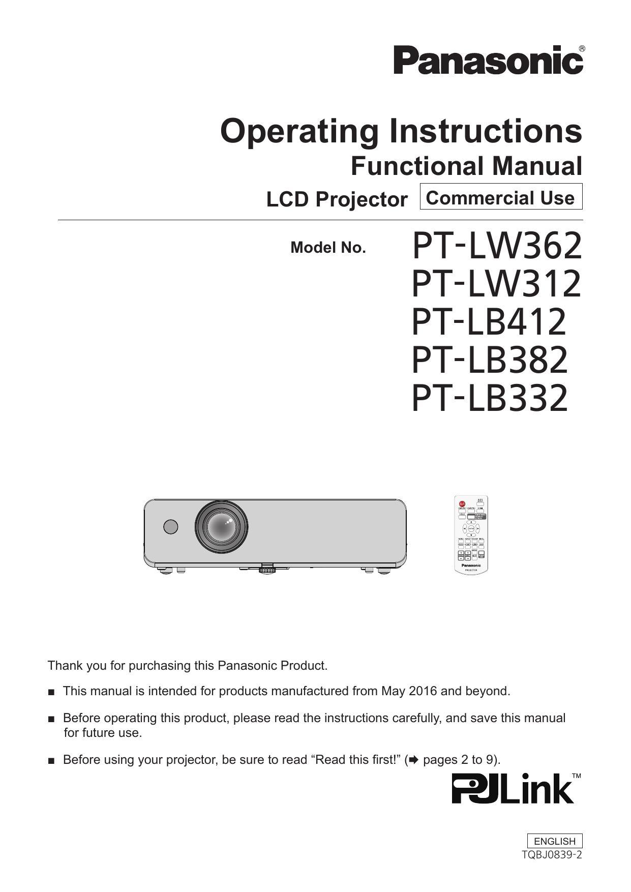 operating-instructions-functional-manual-lcd-projector-commercial-use-model-no-pt-lw362-pt-lw312-pt-lb412-pt-lb382-pt-lb332.pdf