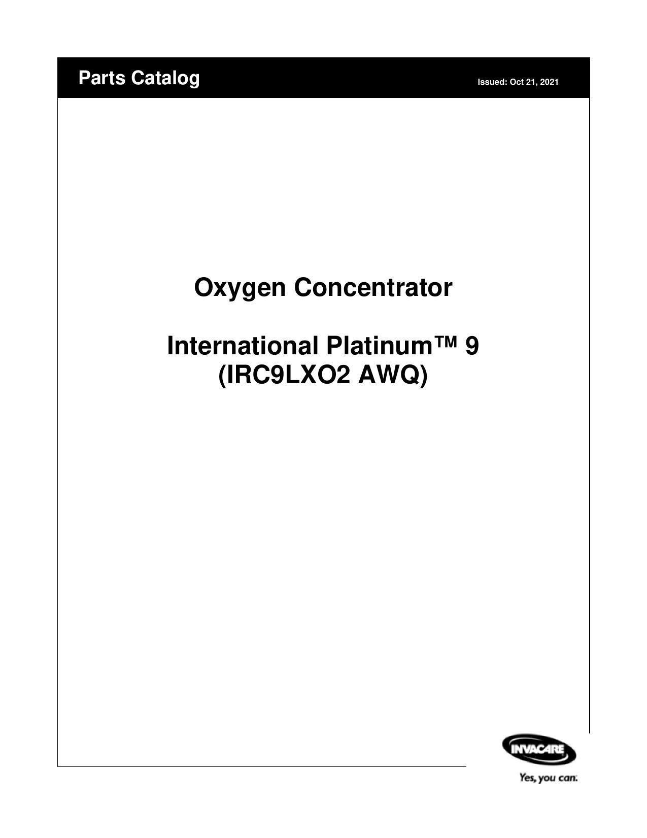 parts-catalog-for-invacare-international-platinumtm-9-ircilxo2-awq-oxygen-concentrator.pdf