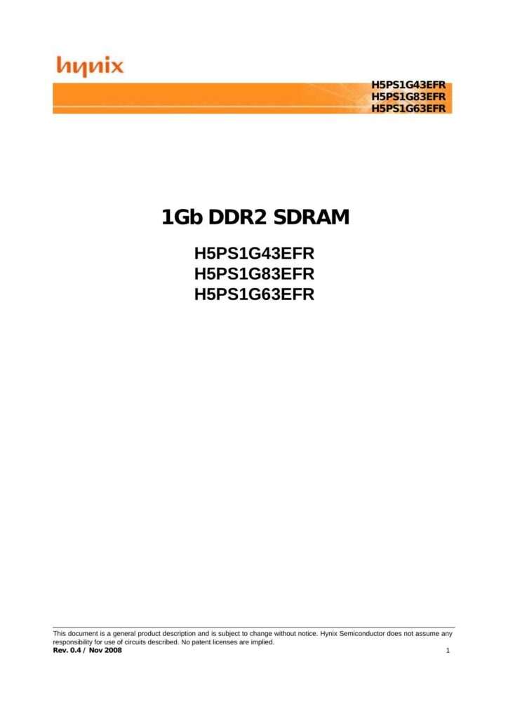 hsps1g43efr-hspsig83efr-hspsig63efr-1gb-ddr2-sdram.pdf