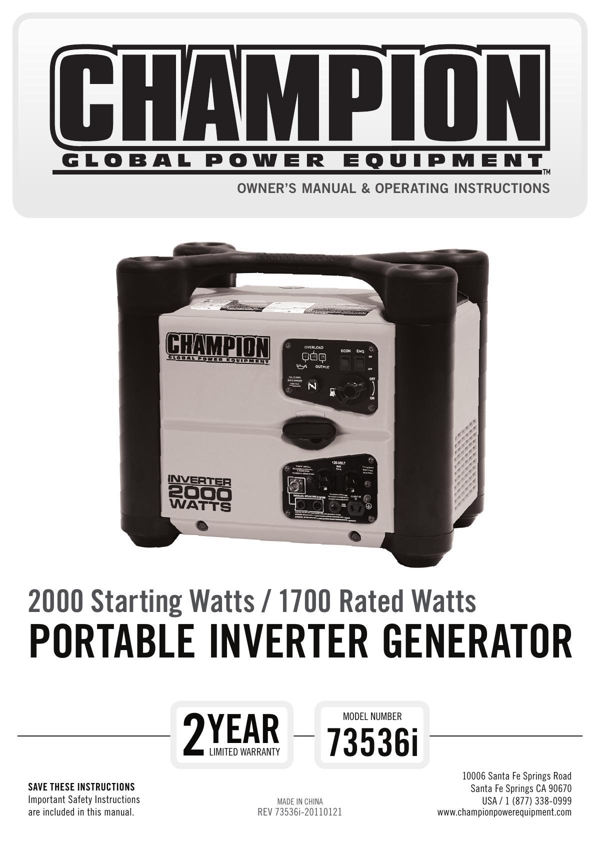 champpin-globaldower-dqmemt-owners-manual-operating-instructions-for-champion-power-equipment-73536i-2000-starting-watts-1700-rated-watts-portable-inverter-generator.pdf