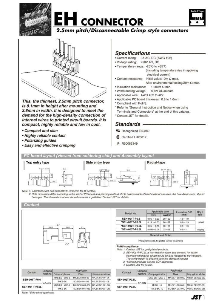 radial-tape-eh-connector-25mm-pitch-disconnectable-crimp-style-connectors.pdf