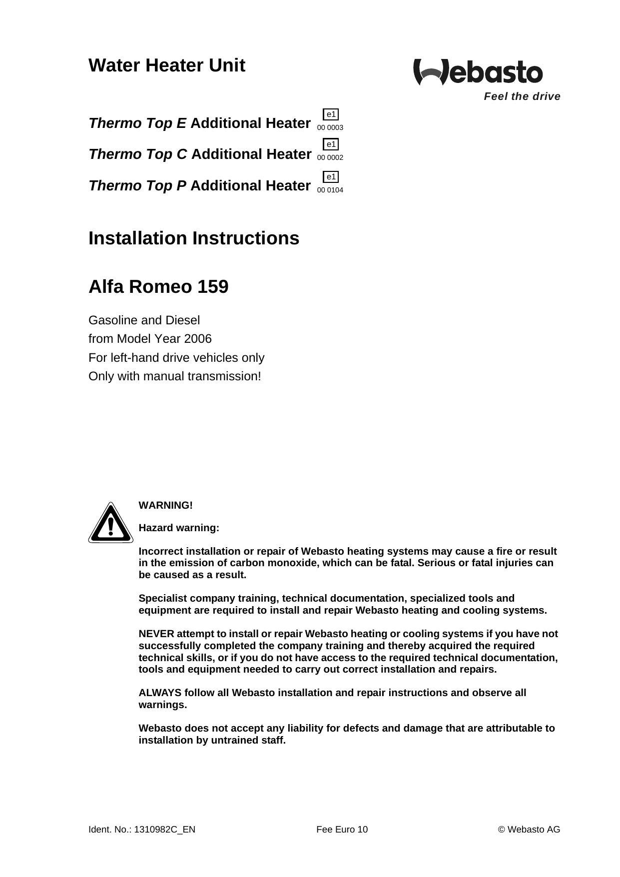 alfa-romeo-159-installation-instructions-for-thermo-top-additional-heater.pdf