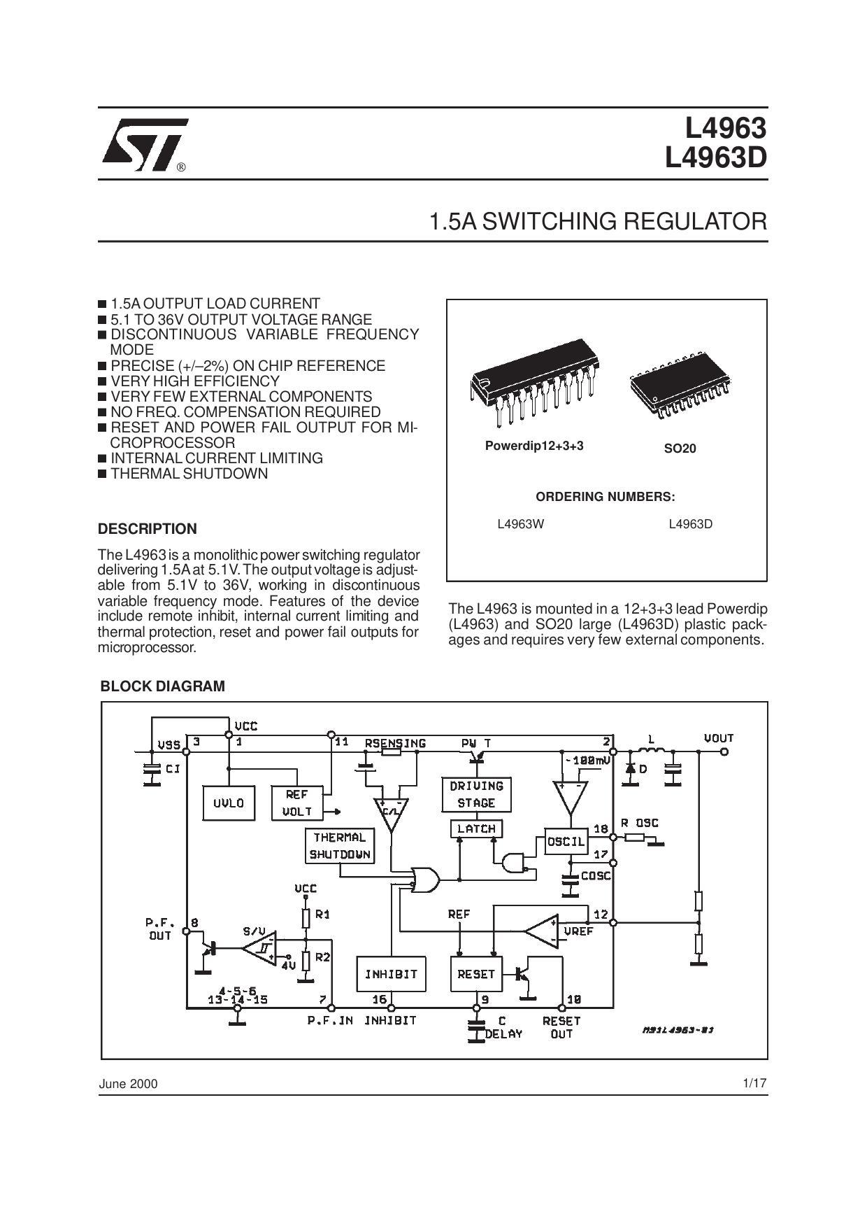 l4963l4963d-15a-switching-regulator.pdf
