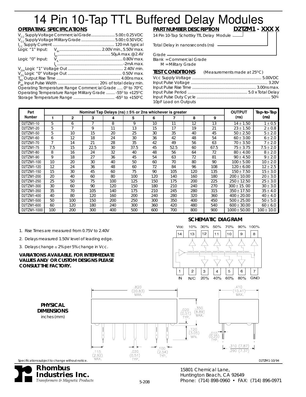 14-pin-10-tap-ttl-buffered-delay-modules.pdf