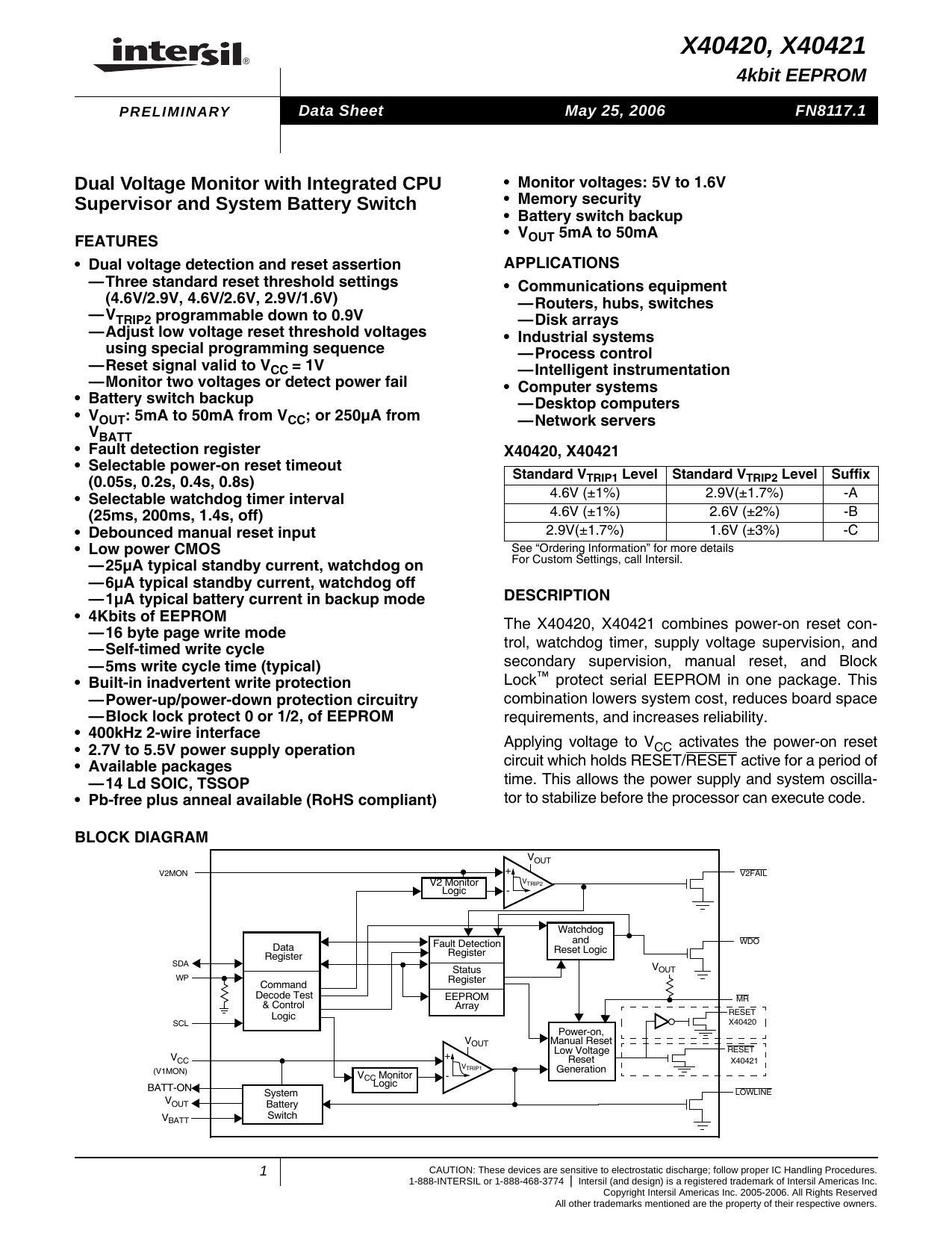 x40420-x40421-4kbit-eeprom-dual-voltage-monitor-with-integrated-cpu-supervisor-and-system-battery-switch.pdf