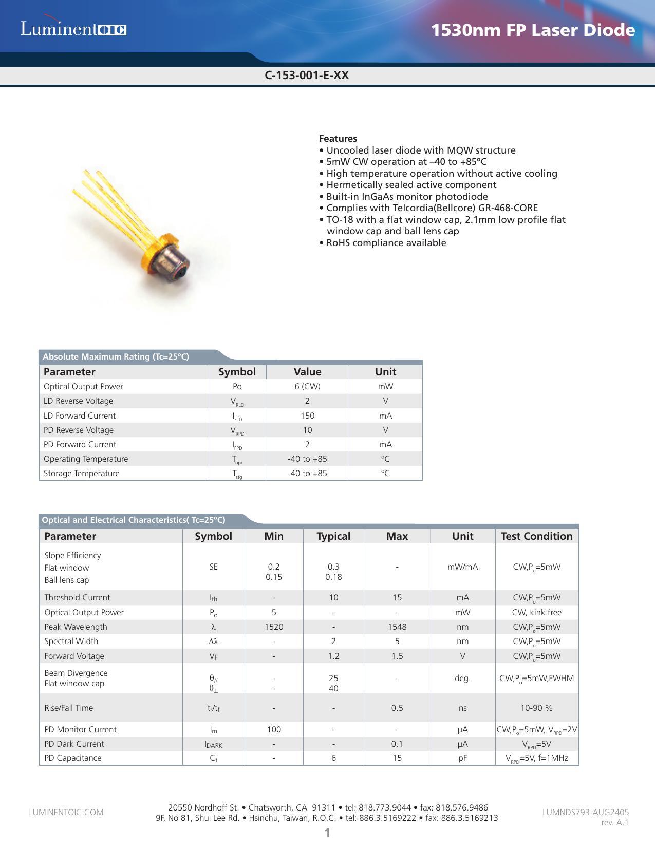 luminent-1530nm-fp-laser-diode-c-153-001-e-xx.pdf