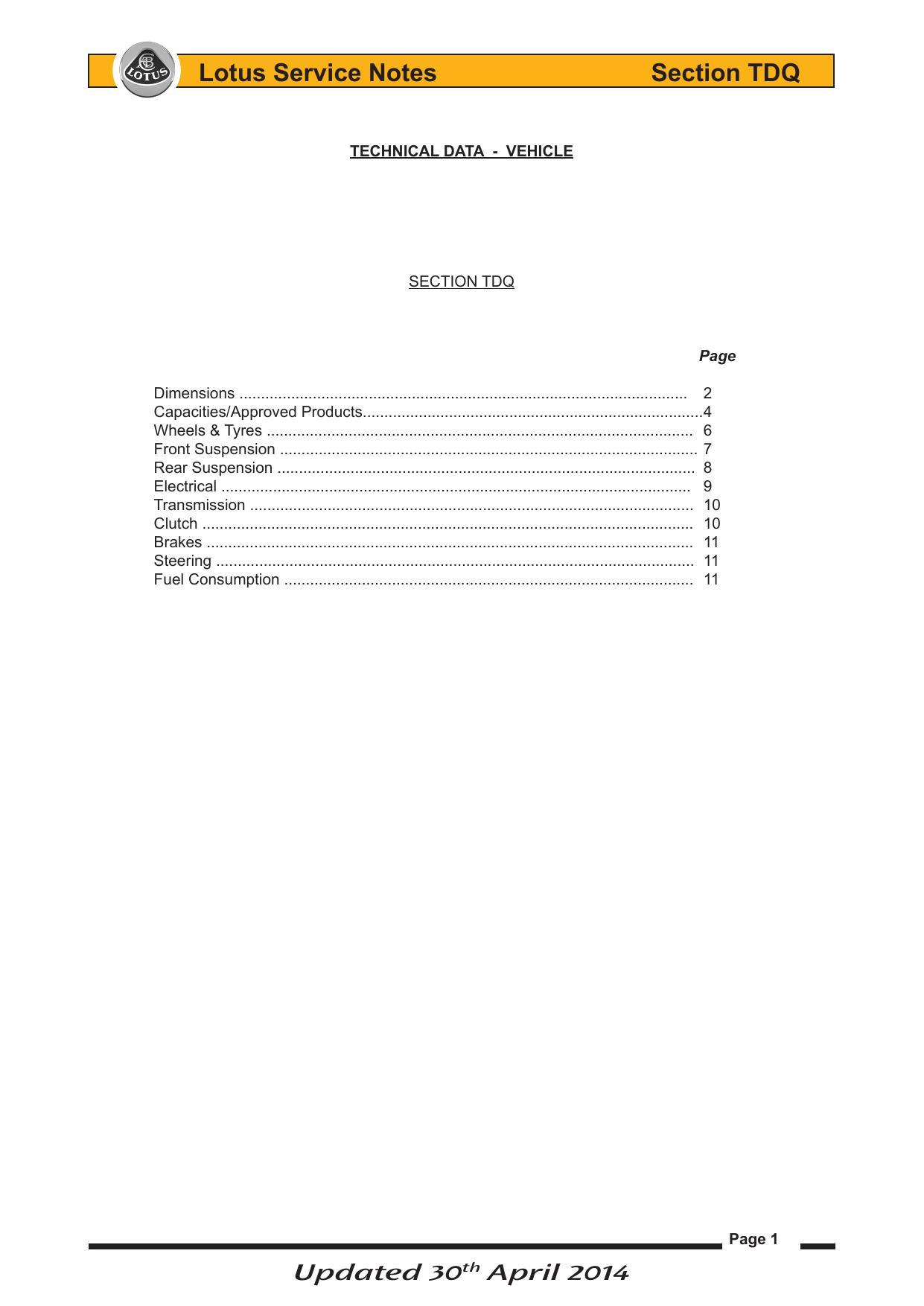 lotus-service-notes---section-tdq---dimensions-capacities-and-approved-products.pdf