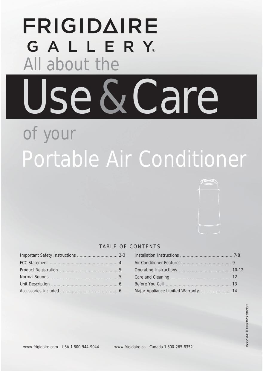 frigidaire-gallery-portable-air-conditioner-use-care-manual.pdf