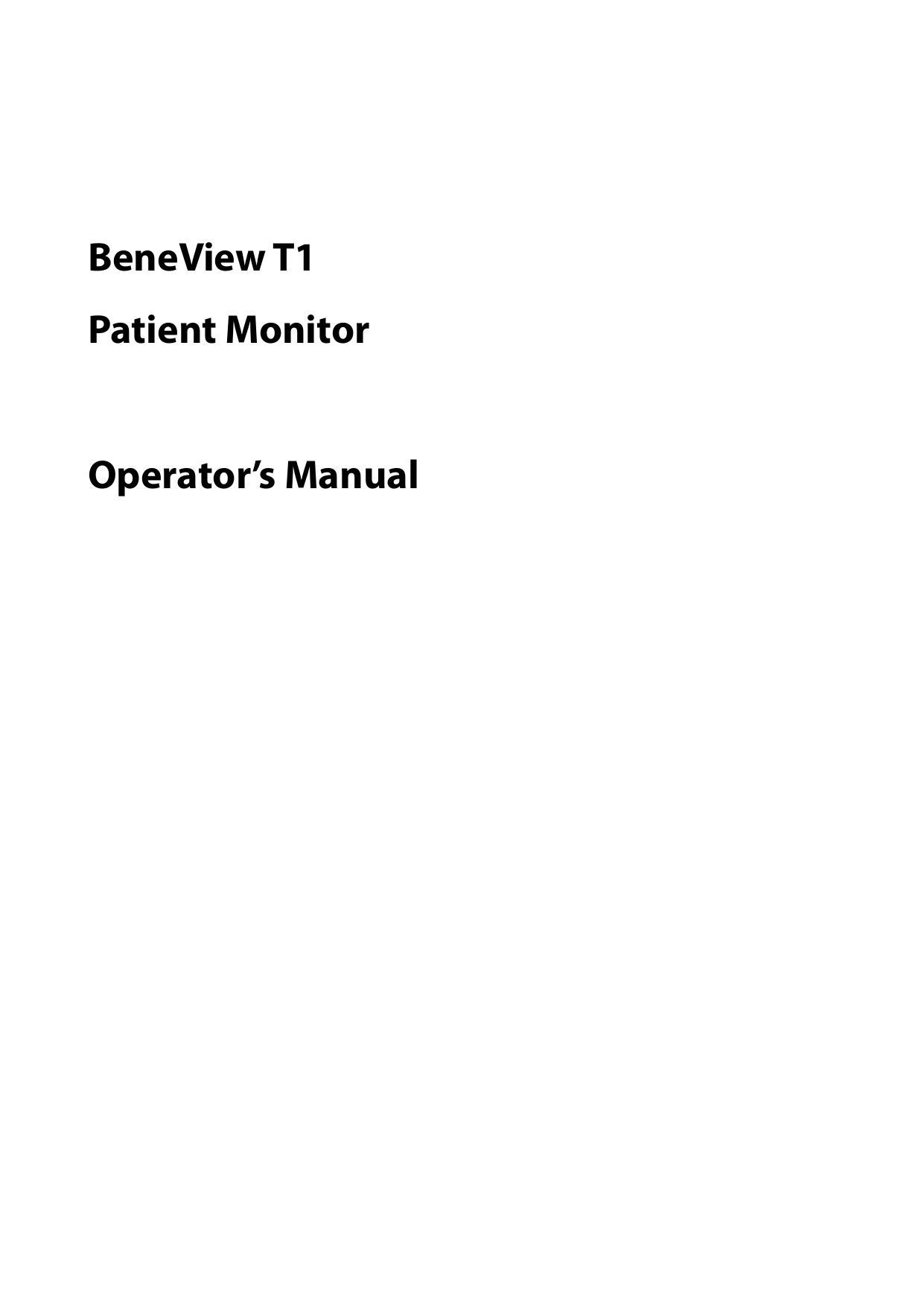 mindray-beneview-t1-patient-monitor-operators-manual.pdf