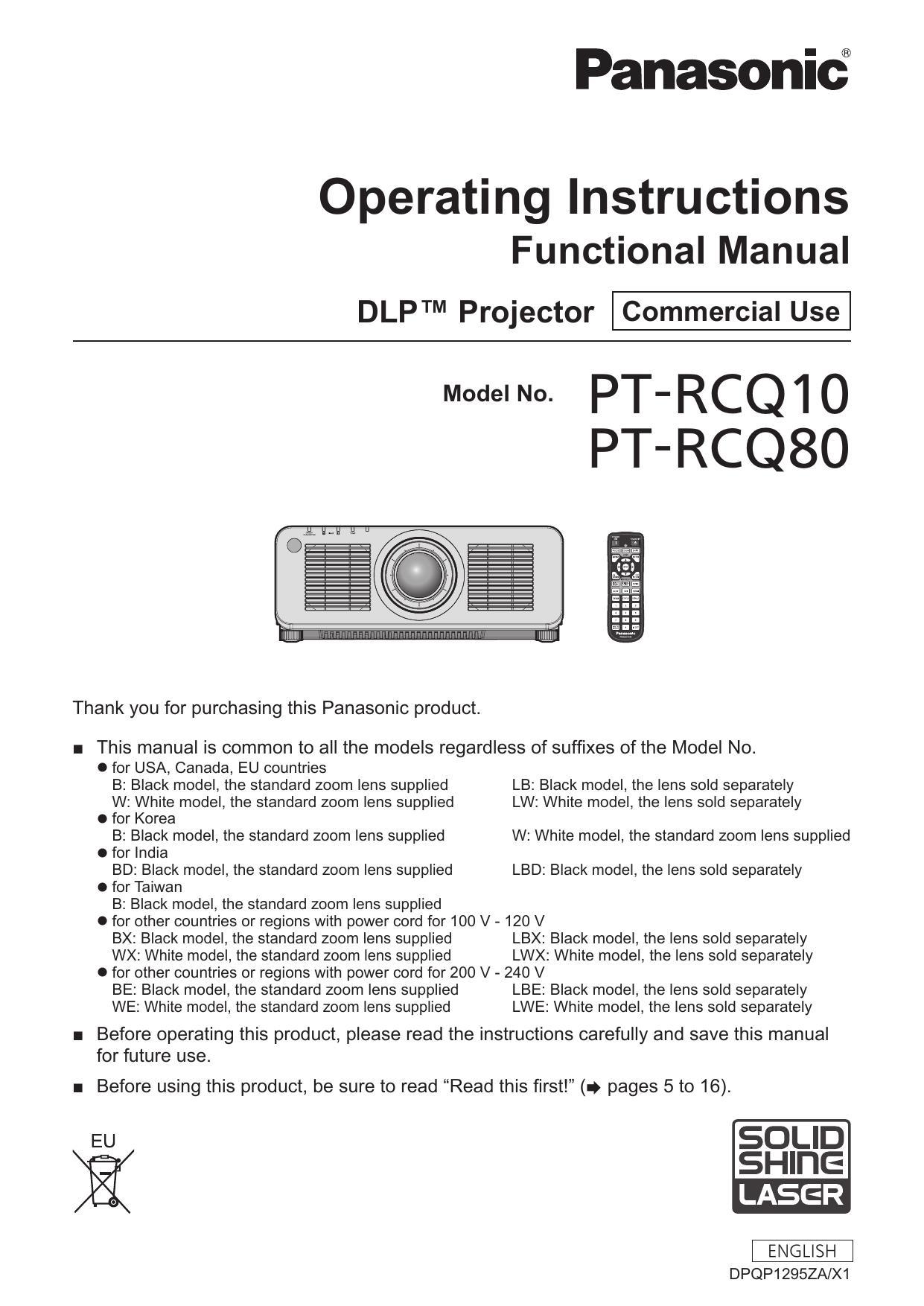 operating-instructions-functional-manual-dlptm-projector-commercial-use-model-no-pt-rcq1o-pt-rcq8o.pdf