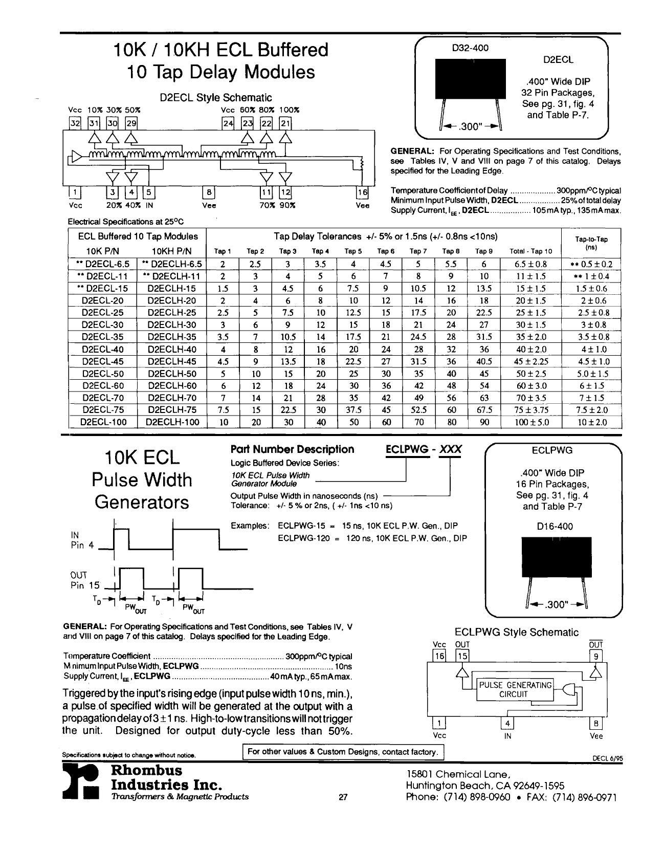 10k-ecl-buffered-10-tap-delay-modules-and-ecl-pulse-width-generators.pdf