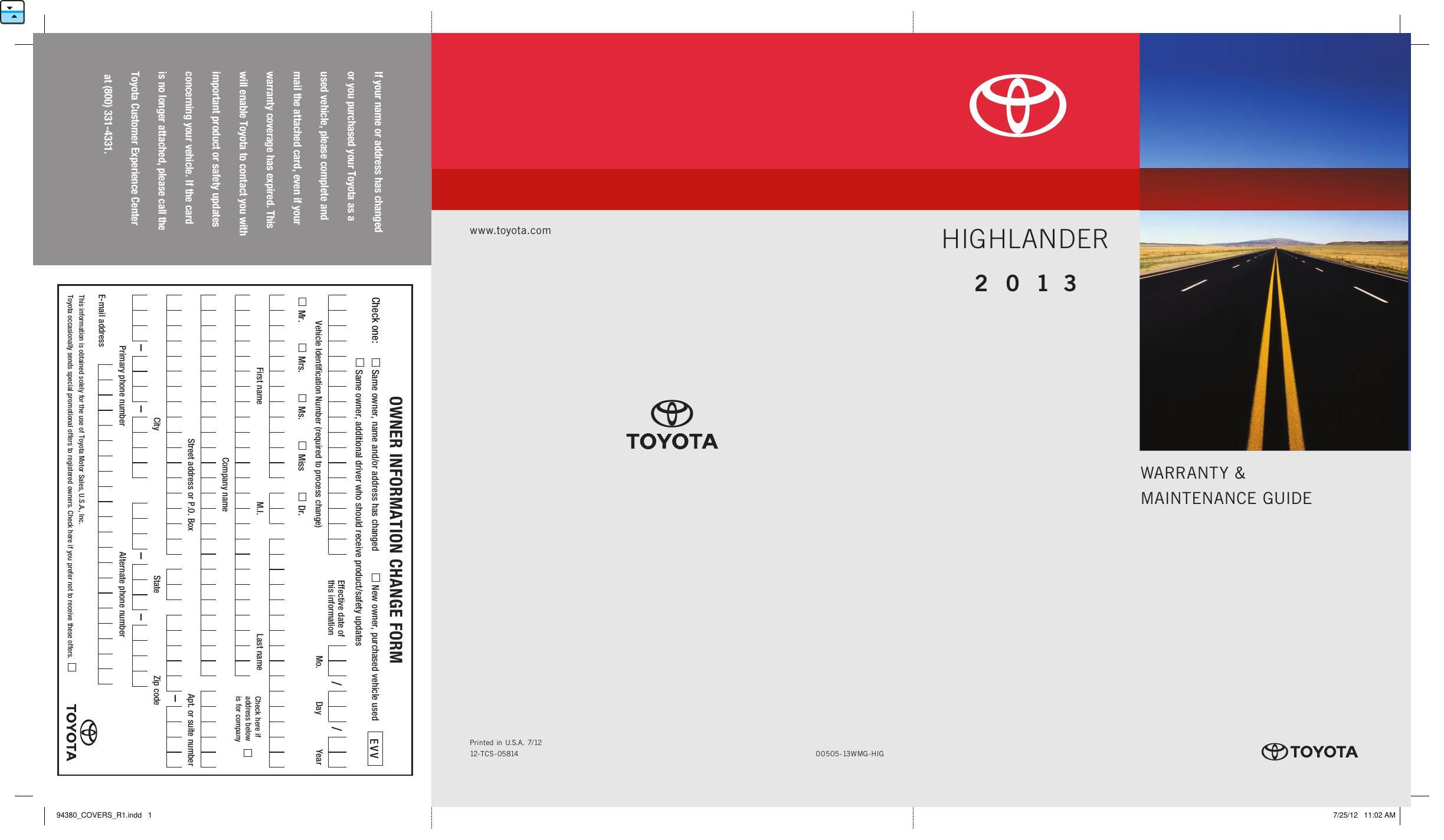 2013-toyota-highlander-warranty-maintenance-guide.pdf