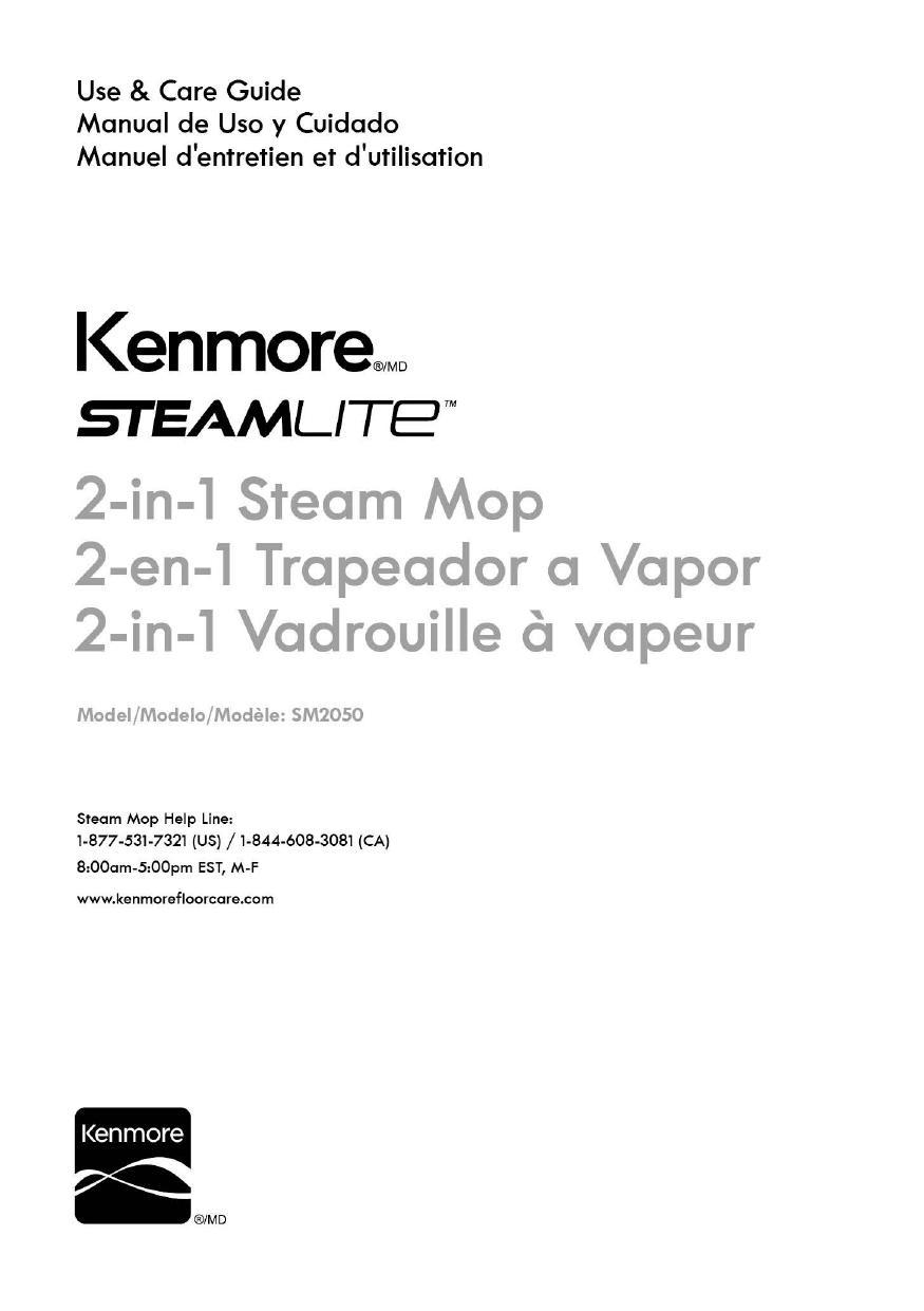 kenmore-md-steamlite-2-in-1-steam-mop-use-care-guide.pdf